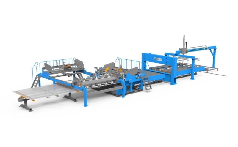 全自動(dòng)圍欄網(wǎng)焊接生產(chǎn)線GWC2500CH-01